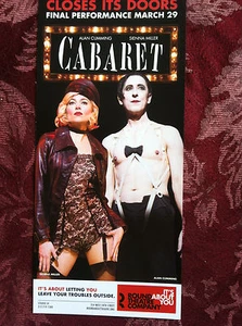 Cabaret  ad/flyer  Broadway musical Alan Cumming Sienna Miller - Picture 1 of 2