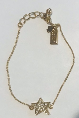 Bracciale Kate Spade catena stella scintillante tono oro misura 6” 6 3 4”