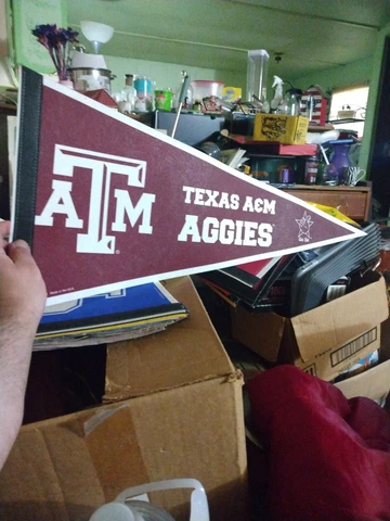 Wincraft Texas A&M Aggies NCAA 12 X 30 Felt Pennant Made in USA Cover