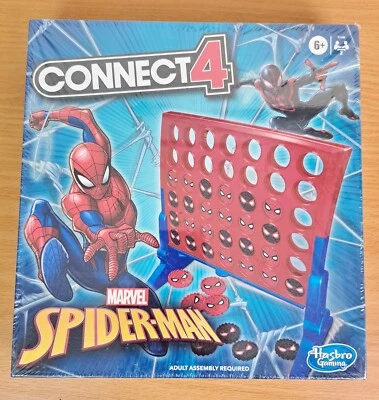 Spider-Man Connect 4 Four Game - Hasbro 2021 Peter Parker vs Miles Morales - Image 1 of 4