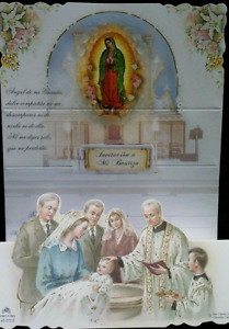 10 Invitaciones de Bautizo (Spanish Baptism Christening invitations)Favors,gift