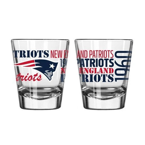 New England Patriots Boelter NFL Spirit 2oz Shot Glass(1) FREE SHIP!! Cover