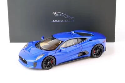 1:18 Almost Real Jaguar C-X75 Blu Metallizzato 810606 - Immagine 1 di 4