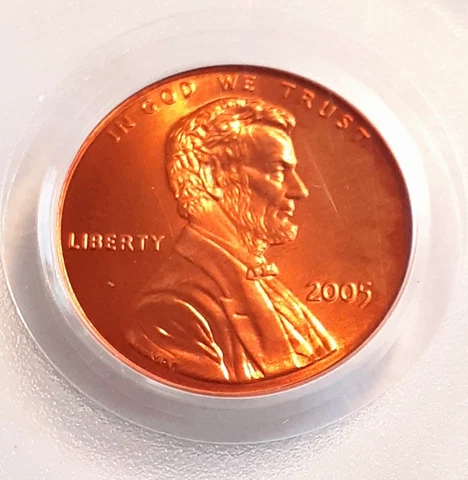 2005 P Lincoln Memorial Cent PCGS MS 67 RD SF Satin Finish Cover