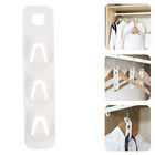 3 Sets White Abs Hanger Connection Hook Display Stable Holder