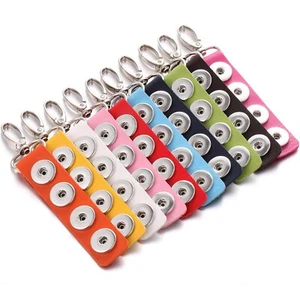 Llavero con dijes de jengibre Snap Jewelry se adapta a 18 mm 20 mm para automóvil botones a presión - Imagen 1 de 15