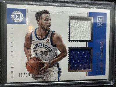 2017 Panini Encased Dual Jerseys Stephen Curry #DJ-SC  /99 🔥 SICK CARD!!! - Image 1 of 2