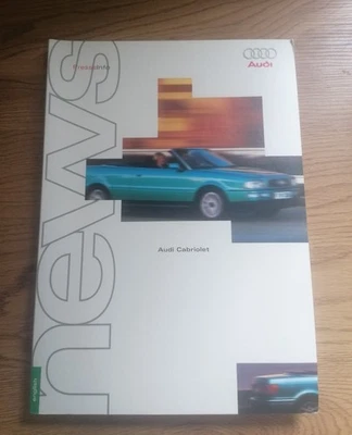 Audi Cabriolet - Press Kit / Press Kit - In English 1996 - Mint Condition Like New - Image 1 of 3