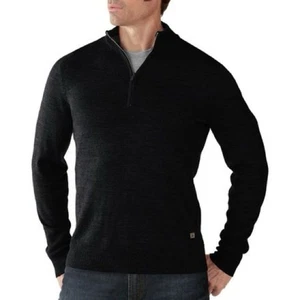 Smartwool Mens Kiva Ridge Half Zip Merino Wool Sweater Mid Layer SR628 Medium - Picture 1 of 10