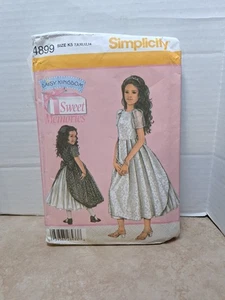 Simplicity Daisy Kingdom Sweet Memories Child's Girls' Dress Pattern 4898 Uncut - Picture 1 of 6