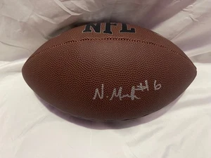 Michigan State Spartans NICK MARSH Signed NFL Football - Picture 1 of 1