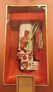 Lenox “Gifts and Greetings”, Christmas Ornament 2008 Mailbox with Cardinal. (B) - Picture 1 of 5