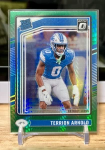 2024 Panini Donruss Optic - Rated Rookie Terrion Arnold #290 Green Hyper... - Foto 1 di 2