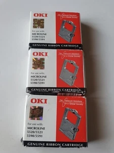 Wstążka atramentowa OKI ML-5520 Microline 5521 5590 5591 Wstążka Część X 3 - Zdjęcie 1 z 2