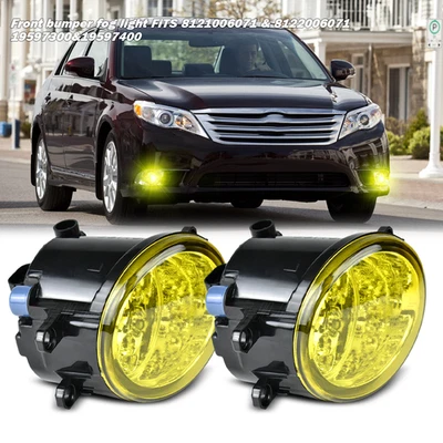 一对 LED 雾灯保险杠驾驶灯黄色灯泡适用于丰田 TACOMA 2012 - 2020 — 第 1/4 张图片