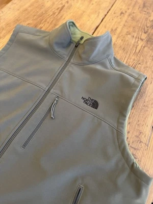 New NWT  THE NORTH FACE Men's Black Apex Bionic 3 Softshell Vest SzXXL ArmyGreen - Image 1 of 4