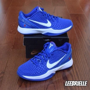 Nike Kobe 6 Dodgers Game Royal Blue White GS Size 4Y - 7Y FV9676-400 - Picture 1 of 7