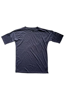Nike Navy Dri-FIT T-Shirt Size M Sports Gym Cycling Foorball Excersise Casual - Picture 1 of 10