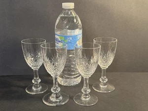 Set Of 4 St. Louis Massenet 4 5/8” Cordial Liqueur Glasses 2 Sets Available - Picture 1 of 8