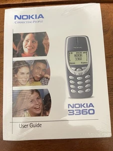 Nokia 3360 Guide de l'utilisateur - Manuel du téléphone portable seulement JAMAIS OUVERT encore dans un emballage rétractable - Photo 1 sur 1