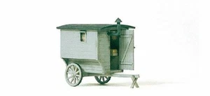 Preiser 17601 HO Scale Farm Equipment -- Shepherd's Trailer Kit - Picture 1 of 4