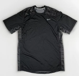 Nike Dri Fit Men’s Size Medium Training Shirt SS Black Athletic 645345-010 - Picture 1 of 10