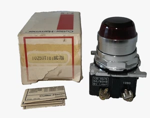 NEW EATON CUTLER-HAMMER 10250T181N-C7N RED IND. LIGHT - Picture 1 of 1