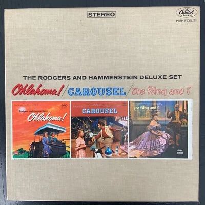 RODGERS & HAMMERSTEIN DELUXE SET-OKLAHOMA!-CAROUSEL-KING and I-ORIGINAL 3-VINYL - Image 1 of 3