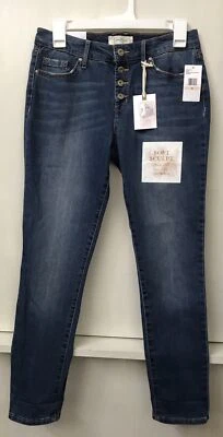 Jessica Simpson Size 28/Blue Medium Wash Forever Rolled Women’s Skinny Jeans NWT - Image 1 of 4