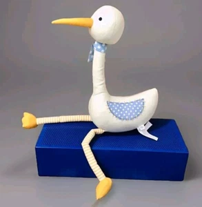 Pottery Barn Kids PBK Sandpiper Beach Bird Stuffed Toy Rare New w/Defect - Picture 1 of 7