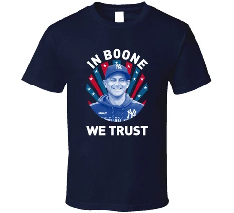 Aaron Boone In Boone We Trust Baseball Coach T-Shirt Gift For Fan S-3XL Cover