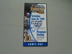 Jamie Lundmark Autographed 1999 NHL Draft Ticket - Picture 1 of 3