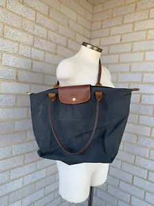 Longchamp Le Pliage Shoulder Tote Bag - Noir - Picture 1 of 17