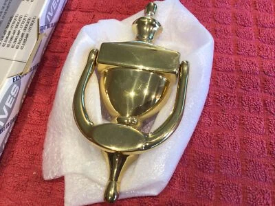 Llamador de puerta vintage Ives Hardware latón pulido NOS 02-3100-605 752B Foto 1 de 3