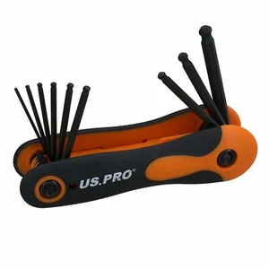 Juego de llaves Torx Allen Hex Star métricas + Imperial 27 tamaños 3 piezas plegables con extremo de bola - Imagen 1 de 5