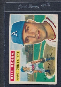 1956 Topps GB #082 Bill Renna Athletics Poor *7 - Picture 1 of 1