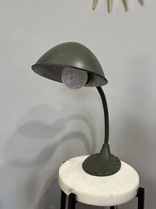 ALADDIN Mfg. Lampe en fonte réglable en col d'oie lumière antique années 1920 art