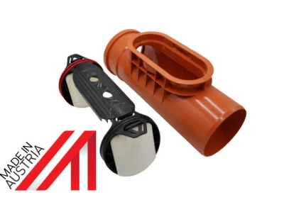 Rückstauklappe Rückstauverschluss DN 160 150 Kanal nachrüsten Doppelt KG Rohr - Bild 1 von 4