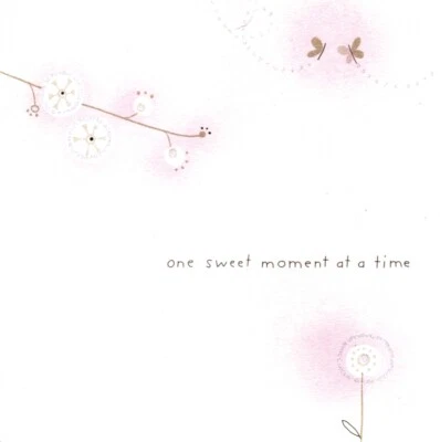 Tarjeta de felicitación de feliz cumpleaños rosa dorado mariposas disfrutar sello Foto 1 de 3