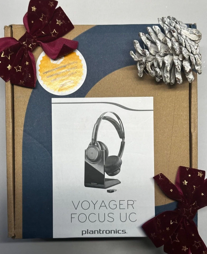 Plantronics Voyager Focus UC Ohraufliegende Kopfhörer-Schwarz W23-JU7534 - Bild 1 von 3