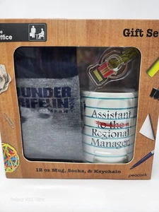 The Office Dunder Mifflin Inc. Set Regalo Calzini Tazza Caffè Portachiavi - Foto 1 di 5