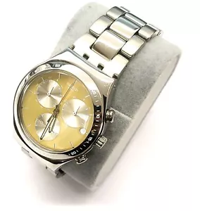 Swatch Irony Chrono 2015 - YCS582C - Sand Dune - Nuovo - - Foto 1 di 3