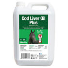 NAF Cod Liver Oil Plus Equine Supplement Suppleness & Coat Condition 1 - 5 Litre