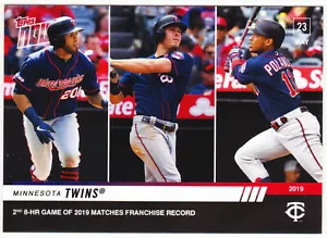 Max Kepler Jorge Polanco CJ Cron Schoop Sano Twins 2019 Topps NOW 269 on 5/23/19 - Picture 1 of 2