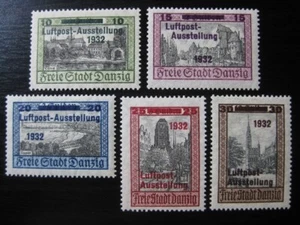 DANZICA DANZICA Michel #231-235 set francobolli rari come nuovi! CV $66,00 - Foto 1 di 2