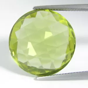21,58 quilates excelente cuarzo natural redondo doble lado corte de comprobador ref VDO - Imagen 1 de 3