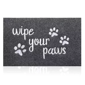 Welcome Door Mats for Entrance Funny Door Mat Wipe Your Paws Floor Mat Welcom... - Picture 1 of 7
