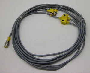 Turck Eurofast 2-Zweig Splitter Kabelsatz, teilweise Teile-Nr: VB2-RS 4.*-1/2WK 4*-3/3 - Bild 1 von 3