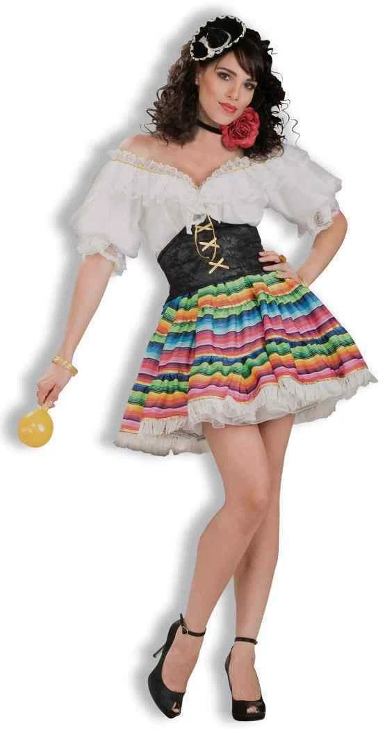 Forum Novelties Rose Senorita Kostüm – Gr. 134-146 Cm, Inkl. Kleid Für Halloween & Mottoparty