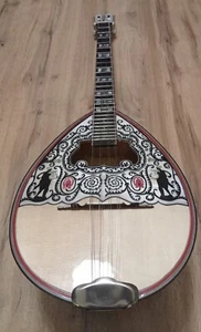 Greek Bouzouki with SOFT CASE & PICK UP & TUNER & 300 BACKING TRACK WITH SCORES - Picture 1 of 17